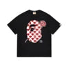 High Quality Formal Ape Cartoon Printed Logo Pattern Men's Regular Fit O-Neck Short Sleeve 100% Cotton Knitted 280 Grams T-Shirt