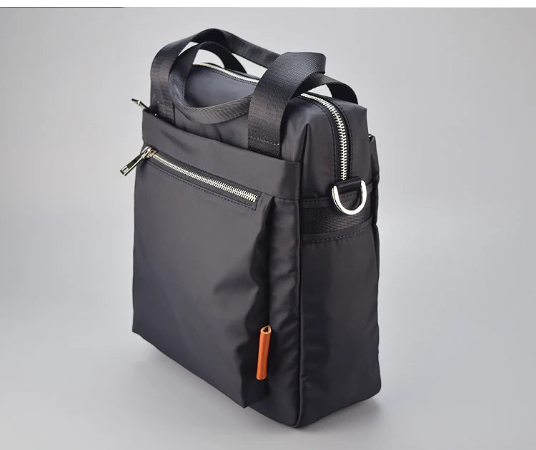 New Men's Shoulder Bags Waterproof Wear-resistant Multi-function Large-capacity Vertical Simple Business Outdoor Casual  Handba