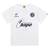 High Quality Formal Ape Cartoon Printed Logo Pattern Men's Regular Fit O-Neck Short Sleeve 100% Cotton Knitted 280 Grams T-Shirt