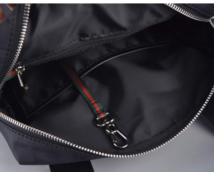 New Men's Shoulder Bags Waterproof Wear-resistant Multi-function Large-capacity Vertical Simple Business Outdoor Casual  Handba
