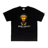 High Quality Formal Ape Cartoon Printed Logo Pattern Men's Regular Fit O-Neck Short Sleeve 100% Cotton Knitted 280 Grams T-Shirt
