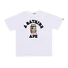 High Quality Formal Ape Cartoon Printed Logo Pattern Men's Regular Fit O-Neck Short Sleeve 100% Cotton Knitted 280 Grams T-Shirt