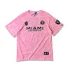 High Quality New Style Brand Fashion Designer Men's Trendy Loose Printed Satin 100% Cotton Casual Sports T-Shirt