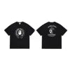 High Quality Formal Ape Cartoon Printed Logo Pattern Men's Regular Fit O-Neck Short Sleeve 100% Cotton Knitted 280 Grams T-Shirt