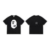 High Quality Formal Ape Cartoon Printed Logo Pattern Men's Regular Fit O-Neck Short Sleeve 100% Cotton Knitted 280 Grams T-Shirt