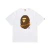 High Quality Formal Ape Cartoon Printed Logo Pattern Men's Regular Fit O-Neck Short Sleeve 100% Cotton Knitted 280 Grams T-Shirt
