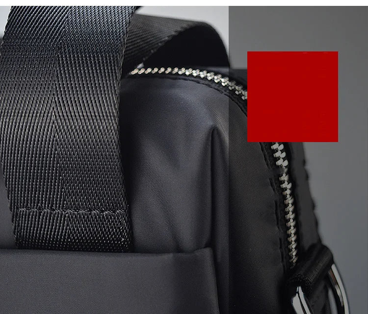 New Men's Shoulder Bags Waterproof Wear-resistant Multi-function Large-capacity Vertical Simple Business Outdoor Casual  Handba