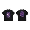 High Quality Formal Ape Cartoon Printed Logo Pattern Men's Regular Fit O-Neck Short Sleeve 100% Cotton Knitted 280 Grams T-Shirt