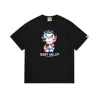 High Quality Formal Ape Cartoon Printed Logo Pattern Men's Regular Fit O-Neck Short Sleeve 100% Cotton Knitted 280 Grams T-Shirt