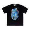 High Quality Formal Ape Cartoon Printed Logo Pattern Men's Regular Fit O-Neck Short Sleeve 100% Cotton Knitted 280 Grams T-Shirt