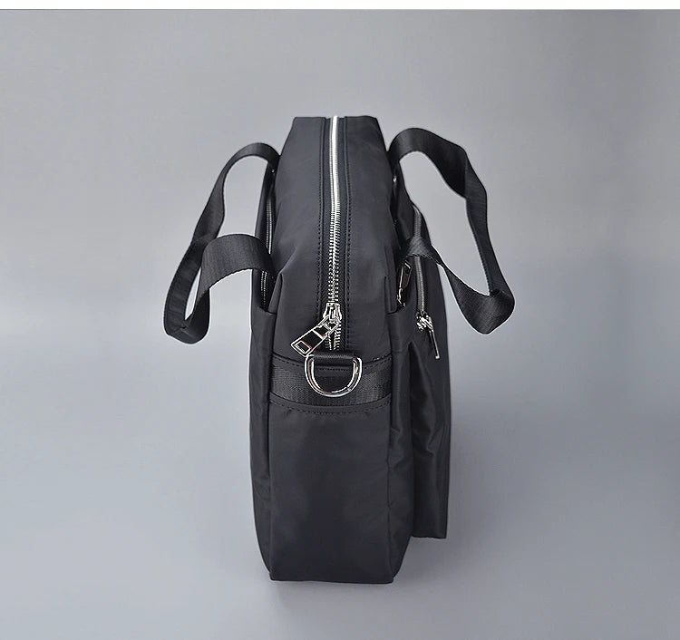 New Men's Shoulder Bags Waterproof Wear-resistant Multi-function Large-capacity Vertical Simple Business Outdoor Casual  Handba