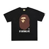 High Quality New Style Brand Fashion Designer Men's Trendy Loose Printed Satin 100% Cotton Casual Sports T-Shirt
