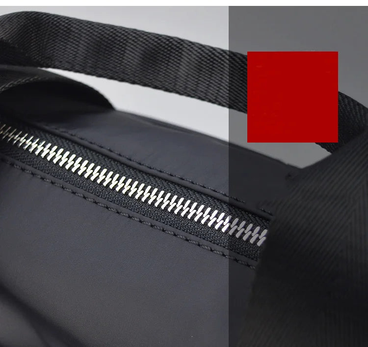 New Men's Shoulder Bags Waterproof Wear-resistant Multi-function Large-capacity Vertical Simple Business Outdoor Casual  Handba