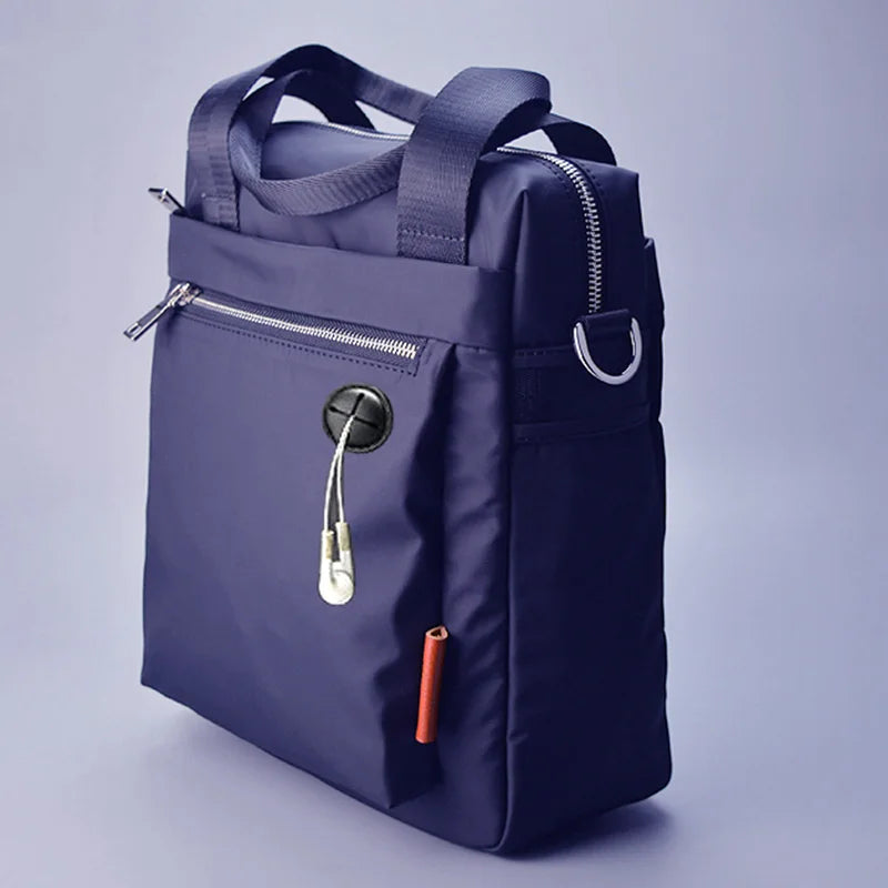 New Men's Shoulder Bags Waterproof Wear-resistant Multi-function Large-capacity Vertical Simple Business Outdoor Casual  Handba