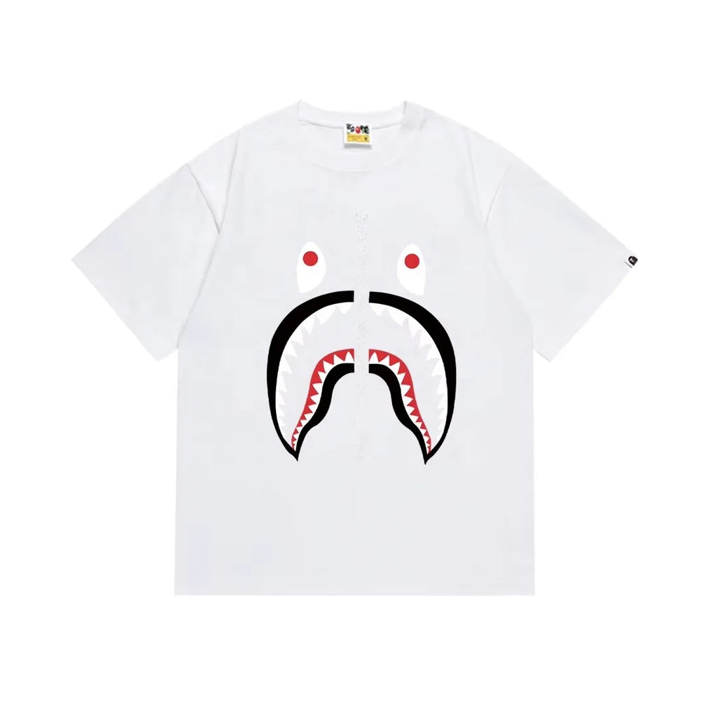 High Quality Formal Ape Cartoon Printed Logo Pattern Men's Regular Fit O-Neck Short Sleeve 100% Cotton Knitted 280 Grams T-Shirt