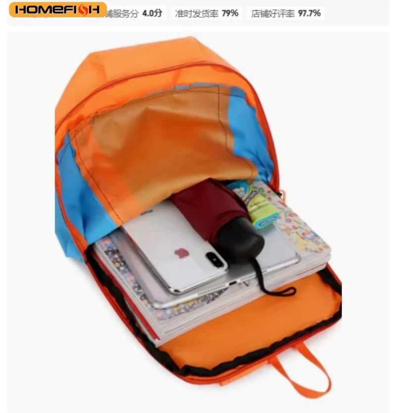HOMEFISH Lightweight Sports Backpack for Men, Outdoor Casual Backpack, Fashion Versatile Student School Bag