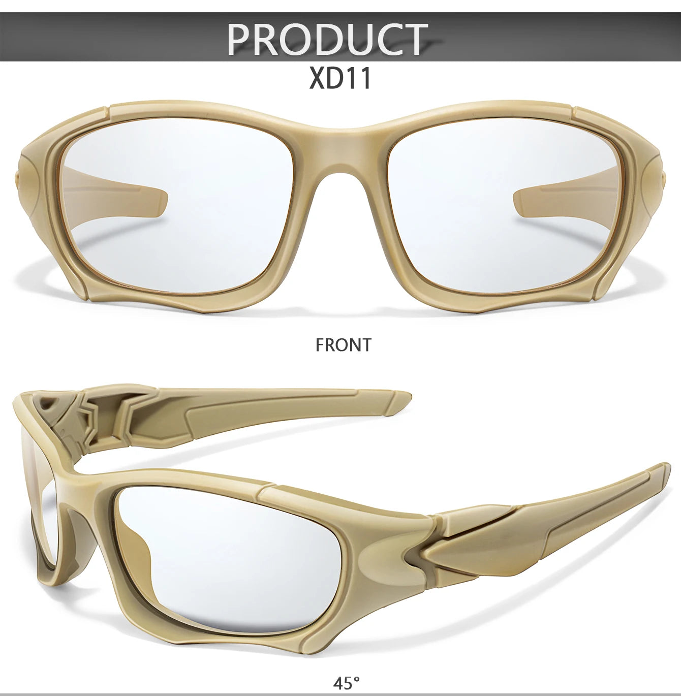 Trendy Style Photochromic Sunglasses For Men Women Outdoor Mtb Bicycle Cycling Runnging Eyewear Sports Bike Windproof Goggles