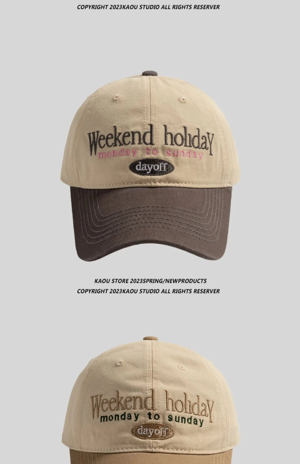 Baseball Cap  Contrast Color Fashion Children's Peaked Cap Korean Style Trendy Men and Women Big Head Circumference Couple Hat
