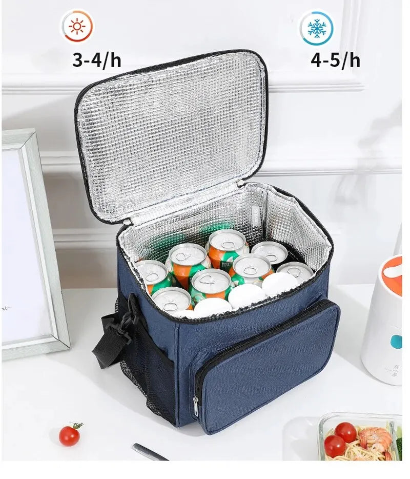 Insulated Lunch Bag Large Lunch Bags For Women Men Reusable Lunch Bag With Adjustable Shoulder Strap