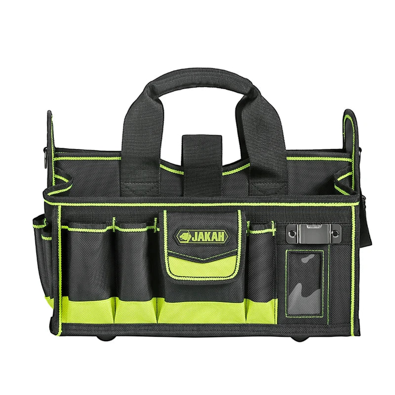 40-POCKETS Tool Tote, Tool Bag Organizer, Electrician Tool Bag, HVAC Tool Bag, Tool Caddy, Tool Bags for Electricians