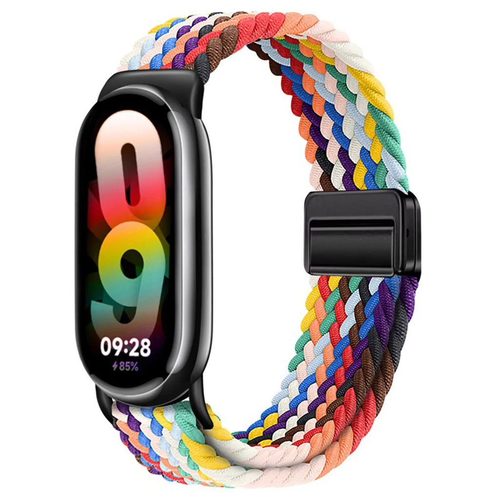 Nylon Strap for Xiaomi Mi Band 9/8 High Quality Breathable Sports Wristband Accessories for Mi Band 10 9 NFC Replace 2030