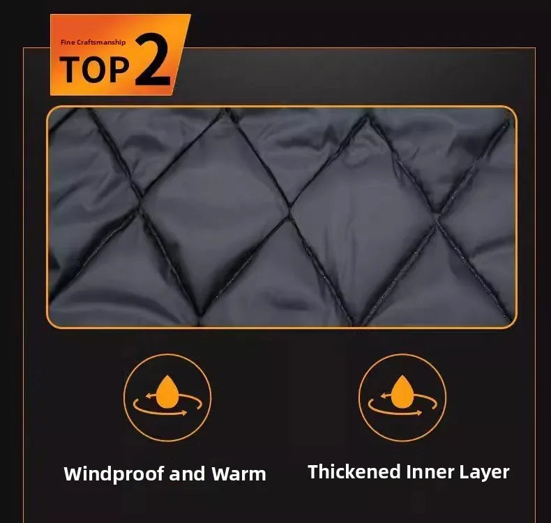 2023 Winter Thickened Warm Cotton Jacket Dirt Resistant Wear Resistant Workwear Protective Clothing Outerwear for Labor