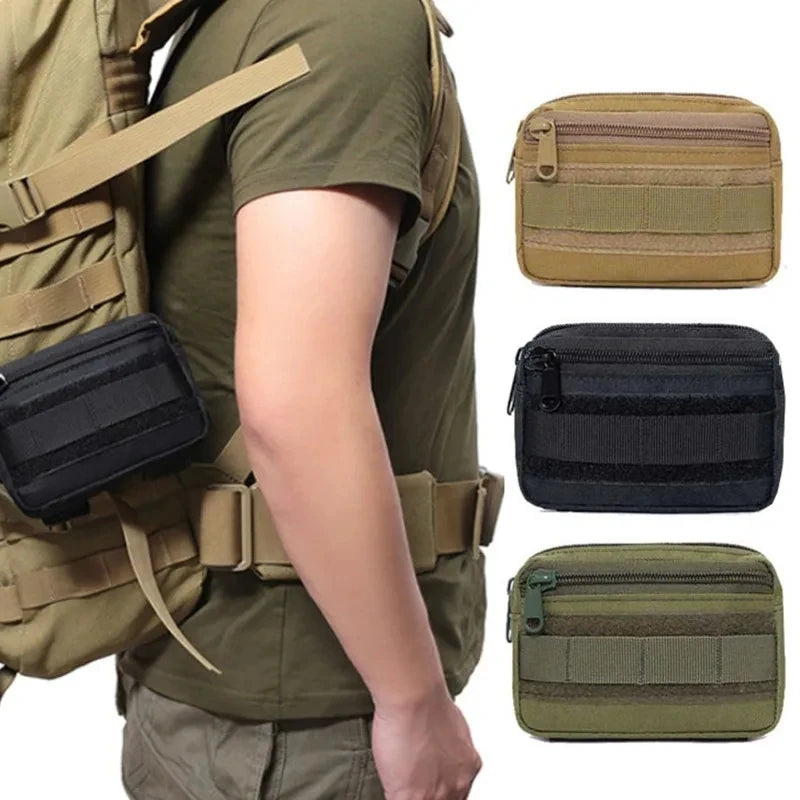 1Pcs Molle Utility EDC Waist Bag Tactical Pouch Medical First Aid Bag Belt Pouch Outdoor Sports Hunting Bag