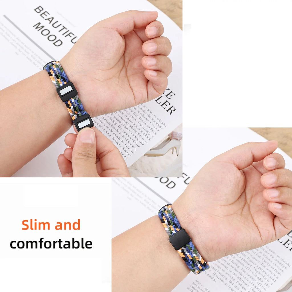 Nylon Strap for Xiaomi Mi Band 9/8 High Quality Breathable Sports Wristband Accessories for Mi Band 10 9 NFC Replace 2030