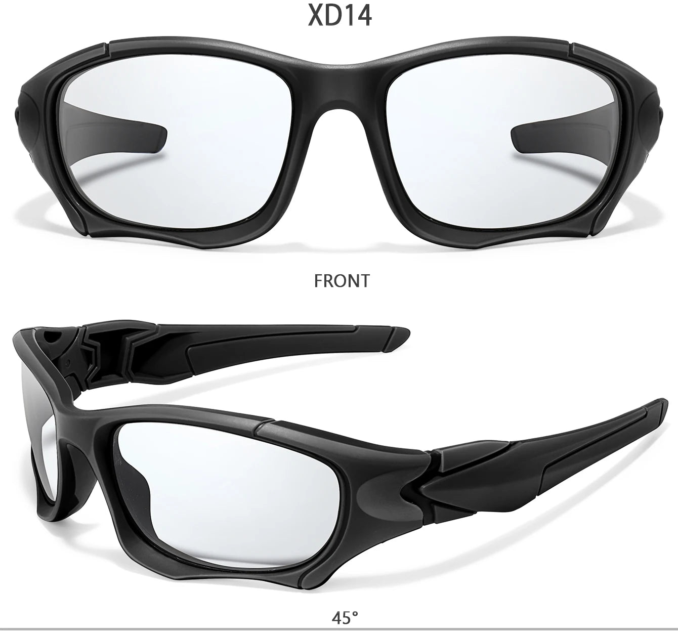 Trendy Style Photochromic Sunglasses For Men Women Outdoor Mtb Bicycle Cycling Runnging Eyewear Sports Bike Windproof Goggles
