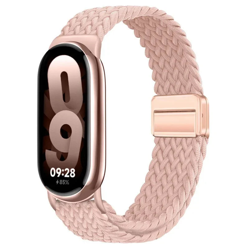 Nylon Strap for Xiaomi Mi Band 9/8 High Quality Breathable Sports Wristband Accessories for Mi Band 10 9 NFC Replace 2030