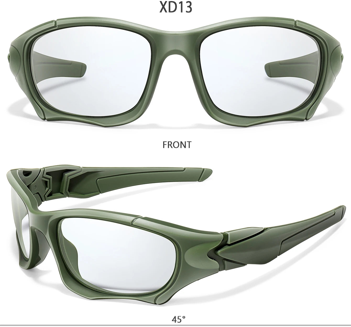 Trendy Style Photochromic Sunglasses For Men Women Outdoor Mtb Bicycle Cycling Runnging Eyewear Sports Bike Windproof Goggles