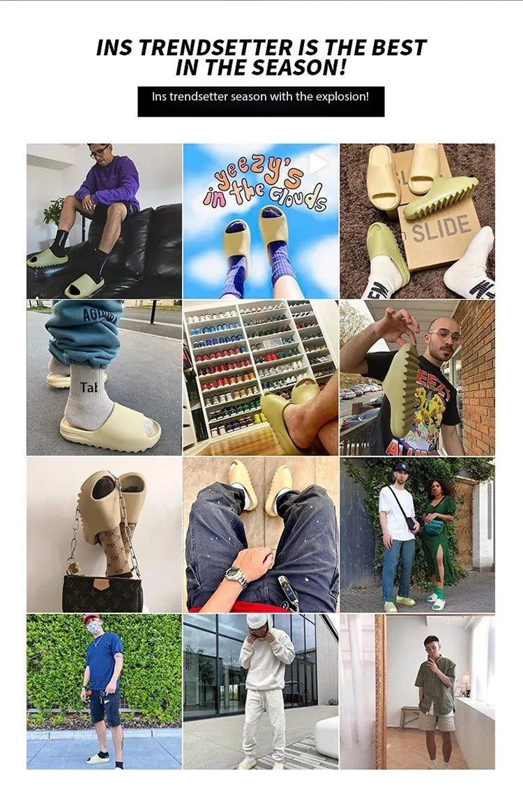 Coconut Slippers Feel like Stepping on Shit Thick-soled Sandals Summer New Non-slip Wearing Sandals