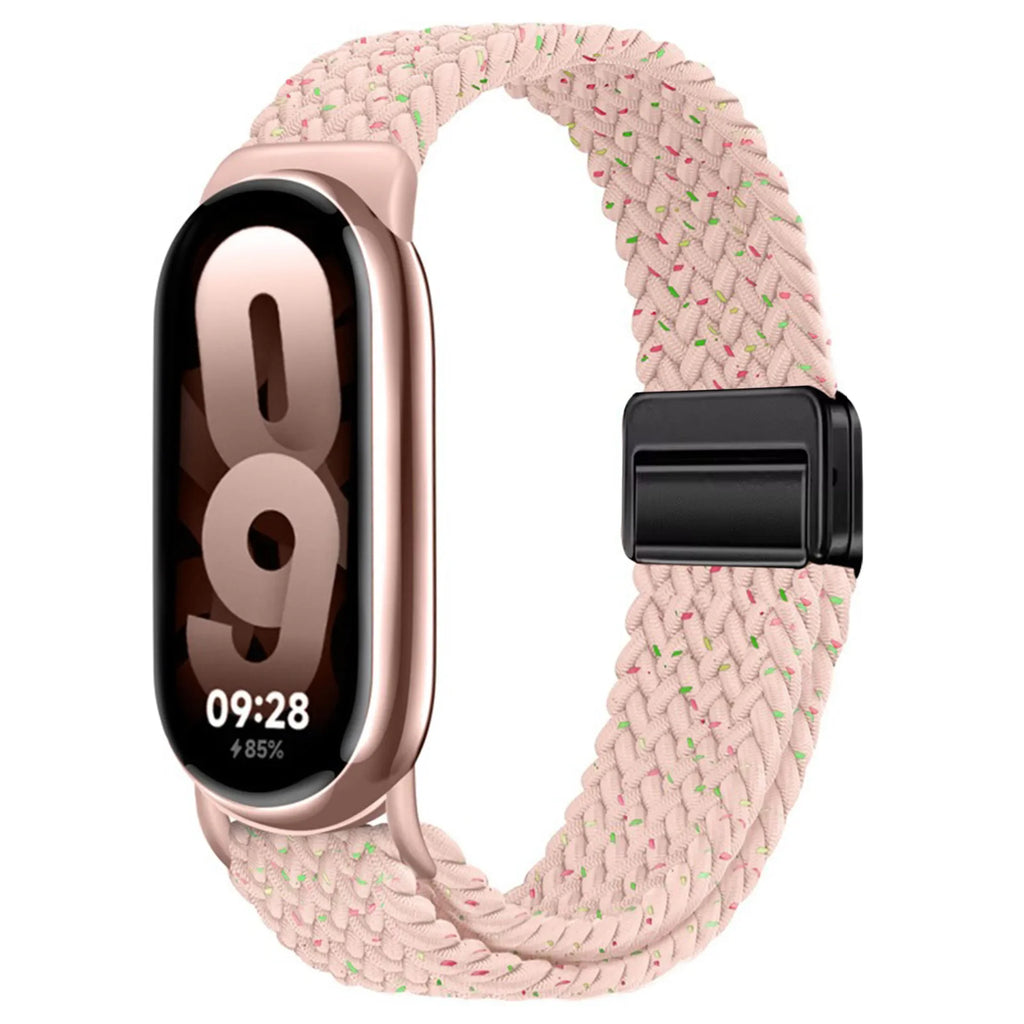 Nylon Strap for Xiaomi Mi Band 9/8 High Quality Breathable Sports Wristband Accessories for Mi Band 10 9 NFC Replace 2030