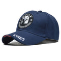 1piece Unisex SWAT Eagle Embroidered Baseball Cap Outdoor Adjustable Sunscreen Leisure Hat Spring Autumn Travel Tourism Vacation