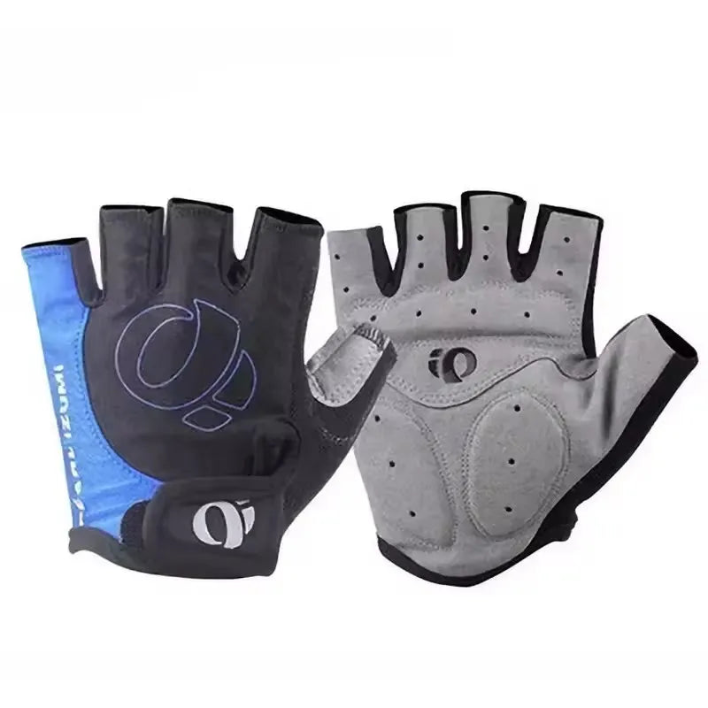 1Pair Gel Half Finger MTB Road Bike Gloves Anti-Slip Anti-Sweat Shockproof Cycling Bicycle Gloves for Left-Right Hand