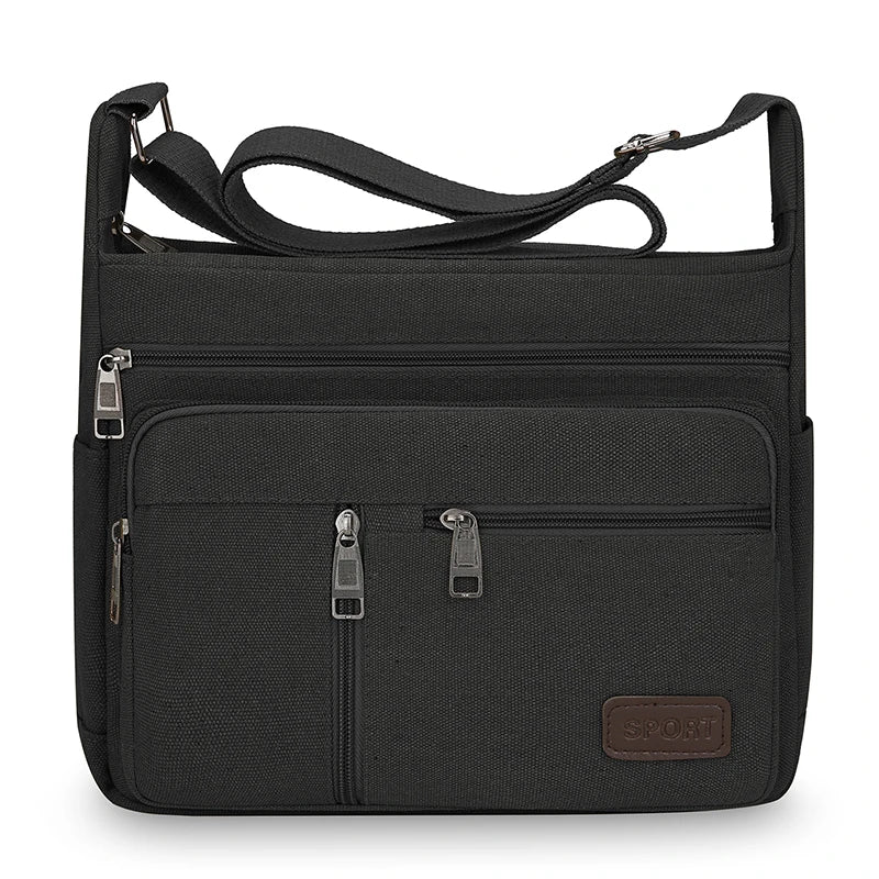 Men Canvas Shoulder Bags Casual Tote Travel Men's Crossbody Bag Luxury Messenger Bags Fashion High Quality Handbag