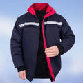 2023 Winter Thickened Warm Cotton Jacket Dirt Resistant Wear Resistant Workwear Protective Clothing Outerwear for Labor