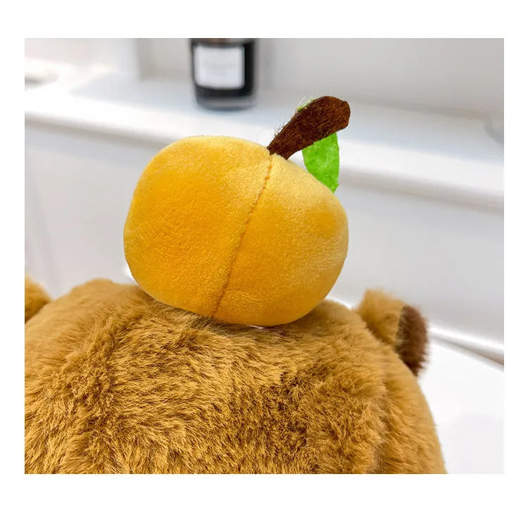 Capybara Plush Backpack Kawaii Fashion Plushie Doll Fur Bag Children's Bag Shoulder Bag Mini Knapsack Bags Gifts For Girlfriend